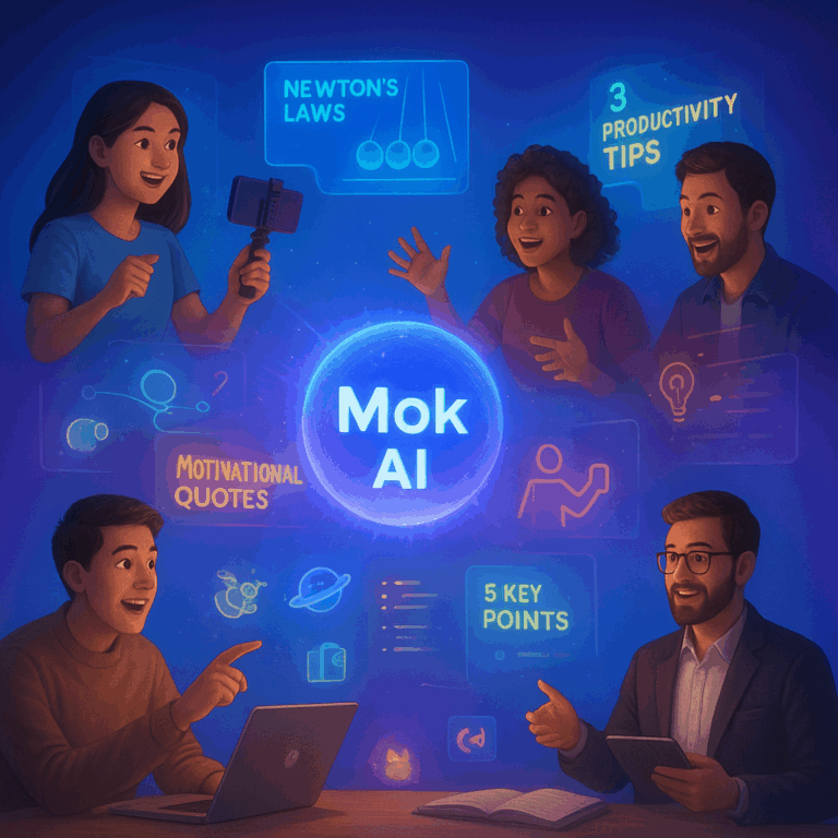 Interactive Learning with Mok AI